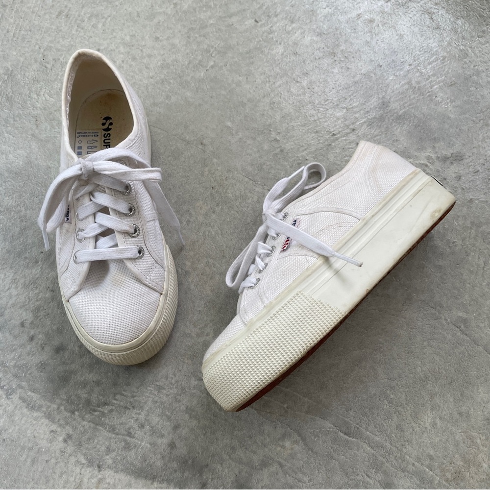 Superga 2750 Cotu Classic Women's White Canvas Sneakers